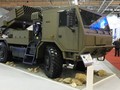 Pháo phản lực BM=21MT của Cộng hòa Sec trong triển lãm. Ảnh Defense Express. 