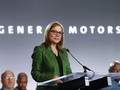 Giám đốc điều hành Mary Barra phát biểu trong buổi khai mạc các cuộc đàm phán hợp đồng với United Auto worker vào ngày 16/7/ 2019, tại Detroit. Ảnh AP / Paul Sancya.