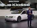 Giám đốc điều hành BMW Oliver Zipse phát biểu trong buổi giới thiệu BMW “New Class” trong một sự kiện tại triển lãm ô tô IAA ở Munich. Ảnh Getty