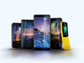 5 mẫu điện thoại HMD Global đem đến MWC năm nay gồm: Nokia 8810, Nokia 1, Nokia 6, Nokia 7 Plus và Nokia 8 Sirocco. Nguồn: Nokia