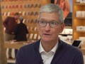 CEO Apple Tim Cook trong buổi phỏng vấn của CNBC. Ảnh: CNBC.