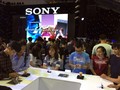 Khu vực trải nghiệm những chiếc smartphone mới nhất của Sony