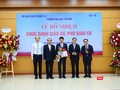 Lễ bổ nhiệm chức danh giáo sư với giáo sư Đoàn Quốc Hưng - Phó Hiệu trưởng Trường Đại học Y Hà Nội