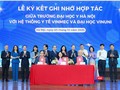 Đại học Y Hà Nội, Vinmec, VinUni hợp tác xây dựng hệ sinh thái y tế hiện đại