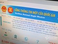 Cổng thông tin một cửa quốc gia tại địa chỉ vnsw.gov.vn. Ảnh: Trọng Đạt