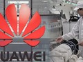 Nhân viên làm việc trên dây chuyền sản xuất điện thoại di động Huawei ở Đông Hoản, Trung Quốc. Cuộc đàn áp của Mỹ đã chặn đứng công ty khỏi nhiều nhà cung cấp chính. Ảnh: Reuters