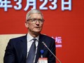 CEO Tim Cook tại Diễn đàn Phát triển Trung Quốc 2019. Ảnh: CNBC