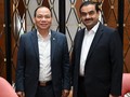 Ông Phạm Nhật Vượng gặp tỉ phú Ấn Độ Gautam Adani