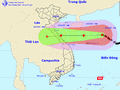 Dự báo hướng đi của bão số 8 trên biển Đông
