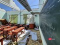 Bão số 9 làm tốc mái và hư hỏng nhiều trường học thuộc các tỉnh miền Trung