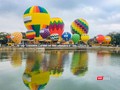 Khinh khí cầu được thả lên trên bầu trời phố cổ Hội An