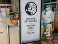 Khu vực xét nghiệm, test covid dành cho du khách ở cửa khẩu hàng không