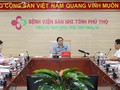 Thủ tướng Phạm Minh Chính tại buổi làm việc với Bệnh viện Sản Nhi Phú Thọ (ảnh Nhật Bắc/VGP)