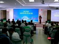 Quang cảnh sự hội thảo “Giải pháp nền tảng IoT Việt Nam trong giáo dục đại học” và Triển lãm IoT ứng dụng.
