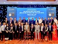 Ban chấp hành Liên chi hội Lữ hành Việt Nam nhiệm kỳ 2022-2027 chụp ảnh lưu niệm (ảnh VISTA)