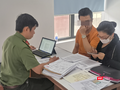 Lực lượng an ninh mạng - Công an TP Đà Nẵng làm việc với các cơ sở kinh doanh thương mại điện tử chưa thực hiện đầy đủ các nghĩa vụ về thuế. (ảnh CATP)