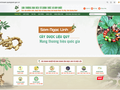 Giao diện sàn thương mại điện tử chuyên quảng bá về sâm Ngọc Linh và các sản phẩm dược liệu, nông sản đặc trưng trên địa bàn tỉnh Quảng Nam