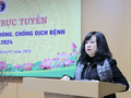 Bộ trưởng Bộ Y tế Đào Hồng Lan phát biểu tại hội nghị triển khai công tác phòng, chống dịch bệnh truyền nhiễm 2024 do Bộ Y tế tổ chức.