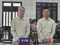 Bị cáo Nguyễn Thái Điền và Đào Nguyên Nghị tại phiên xét xử.