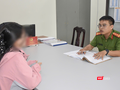 Nạn nhân trình báo sự việc với cơ quan công an. Ảnh CATP