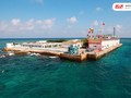 Quân Trung Quốc đồn trú trái phép tại đá Chữ Thập ở Trường Sa