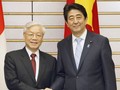 Tổng Bí thư Nguyễn Phú Trọng và Thủ tướng Nhật Bản Shinzo Abe