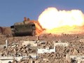 Xe tăng Syria nhả đạn trên chiến trường Aleppo