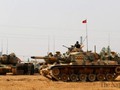 Xe tăng Thổ Nhĩ Kỳ trên địa bàn tỉnh Aleppo