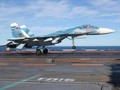 máy bay tiêm kích Hải quân Su-33 trên tàu sân bay Đô đốc Kuznetsov