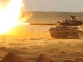 Xe tăng T-90S pháo kích trên thao trường - ảnh TVZvezda