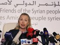 Ngoại trưởng Hillary Clinton phát biểu chỉ trích Nga, Trung Quốc trong hội nghị "những người bạn Syria" ảnh báo Internation Business Tames