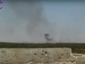 Không quân Syria không kích trên miền bắc Hama. Ảnh minh họa video truyền thông đối lập Syria