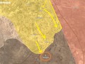 Bản đồ các hướng tấn công chính của lực lượng SDF trên chiến trường phía nam Syria. Ảnh South Front