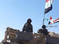Xe tăng quân đội Syria tiến vào ngã tư biên giới với Jordan. Ảnh South Front