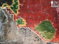 Bản đồ chiến sự tỉnh Daraa ngày 09.07.2018 theo South Front