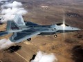 Máy bay F-22 Raptor Mỹ trên không phận Syria. Ảnh minh họa Defence. Blog