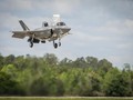 Máy bay tiêm kích tàng hình thế hệ 5 F-35B hạ cánh ở sân bay Beaufort, Nam Carolina. Ảnh Military.Com