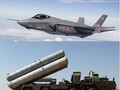 F35 và S-300, ảnh minh họa của DEBKAfile
