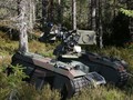 Xe săn tăng không người lái Titan, phát triển bởi công ty Milrem và Kongsberg.