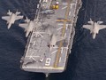 Máy bay tiêm kích tàng hình F-35B trên tàu sân bay đổ bộ trực thăng. Ảnh Military Watch Magazine