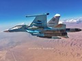 Máy bay ném bom chiến trường Su-34 ở Syria. Ảnh minh họa Bloger fighter_bomber