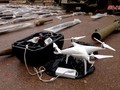 Vũ khí và máy bay trinh sát không người lái UAV, được thu giữ tại Daraa. Ảnh: SANA.