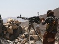 Chiến binh Houthi sử dụng súng máy hạng nặng DKSh tấn công Liên minh quân sự Ả rập Xê út ở Yemen. Ảnh minh họa South Front