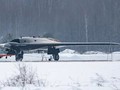 Chiếc máy bay không người lái tấn công hạng nặng Okhotnik. Ảnh minh họa Russian Gazeta