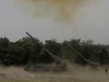 Pháo hạng nặng 2S7 "Malka" 203 mm quân đội Nga khai hỏa. Ảnh video RusVesna