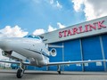 Starlink Aviation cung cấp dịch vụ Internet trên máy bay tư nhân. Ảnh Indian Express