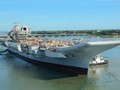 Tháng 7/2015, tàu sân bay INS Vikrant Ấn Độ hạ thủy. Ảnh: Sina Trung Quốc