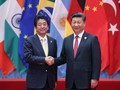 Ngày 5/9/2016, Thủ tướng Nhật Bản Shinzo Abe hội đàm với Chủ tịch Trung Quốc Tập Cận Bình sau Lễ bế mạc Hội nghị Thượng đỉnh G20