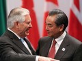 Ngày 17 tháng 2 năm 2017, Ngoại trưởng Mỹ Rex Tillerson gặp gỡ Bộ trưởng Ngoại giao Trung Quốc Vương Nghị bên lề hội nghị G20. Ảnh: South China Morning Post