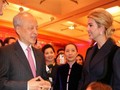 Ivanka Trump, con gái Tân Tổng thống Mỹ Donald Trump tham dự một hoạt động chúc mừng năm mới được Đại sứ quán Trung Quốc tổ chức. Ảnh: Cri